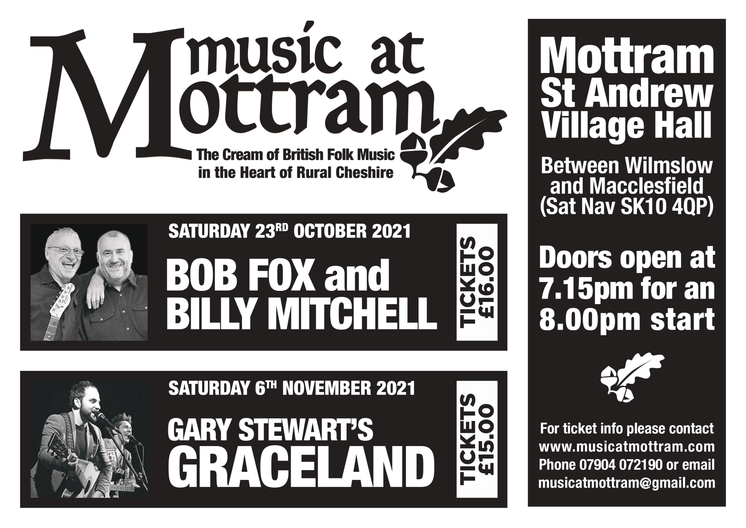 Music at Mottram poster